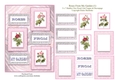 Roses From My Garden (1) 5 x 7 Stacking Card Topper With Decoupage