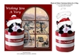 Black & White Christmas Kitten Cat In A Mug