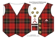Tartan Waistcoat Or Vest (4) With Decoupage