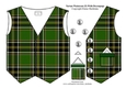 Tartan Waistcoat Or Vest (5) With Decoupage