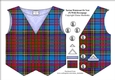 Tartan Waistcoat Or Vest (9) With Decoupage