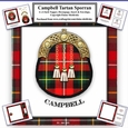 Campbell Tartan Sporran Card Kit
