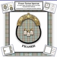 Fraser Tartan Sporran Card Kit