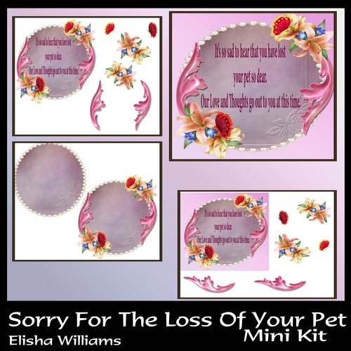 Sorry for the loss of your pet