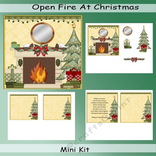 Open Fire At Christmas Mini Kit