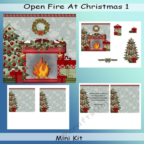 Open Fire At Christmas Mini Kit 1