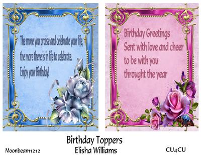 Birthday Toppers