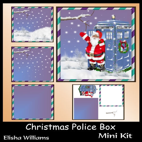 christmas police box
