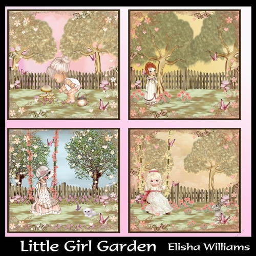 Little Girl Garden