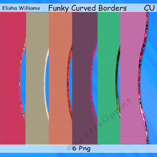 funky curved borders
