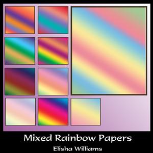 Mixed Rainbow Papers
