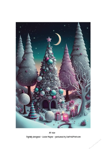 whimsical fantasy Christmas tree.