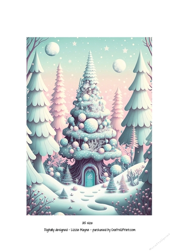 whimsical fantasy Christmas tree.