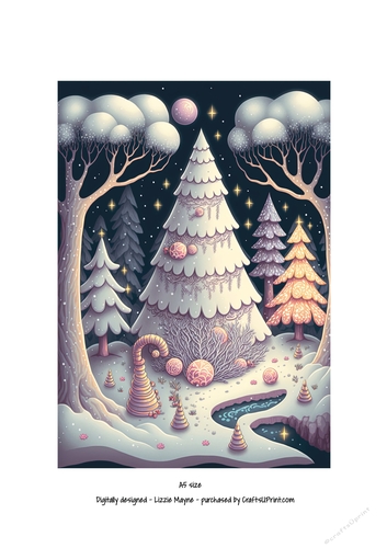 whimsical fantasy Christmas tree.