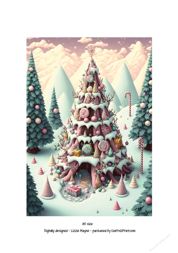 whimsical fantasy Christmas tree.