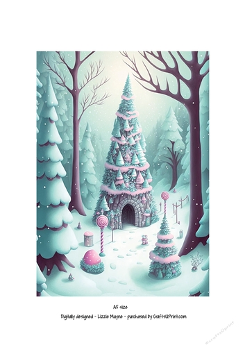 whimsical fantasy Christmas tree.