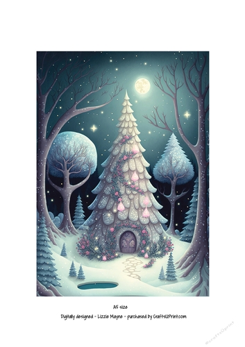 whimsical fantasy Christmas tree.