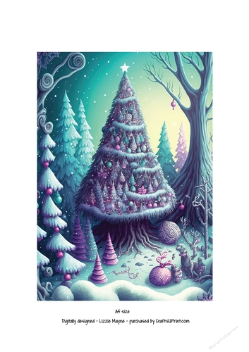 whimsical fantasy Christmas tree.