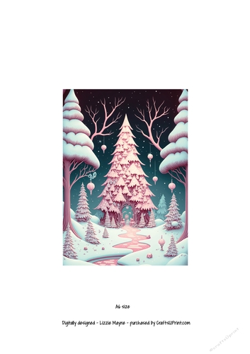 whimsical fantasy Christmas tree.