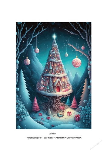 whimsical fantasy Christmas tree.