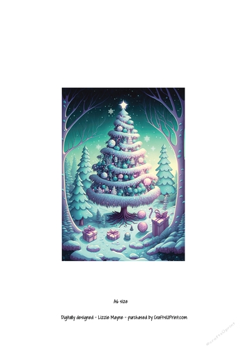 whimsical fantasy Christmas tree.