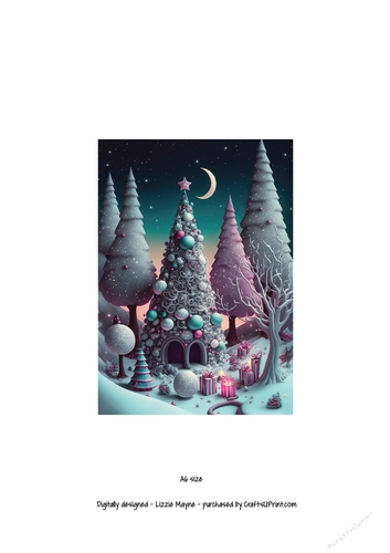 whimsical fantasy Christmas tree.