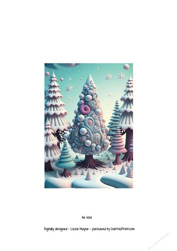 whimsical fantasy Christmas tree.