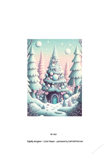 whimsical fantasy Christmas tree.