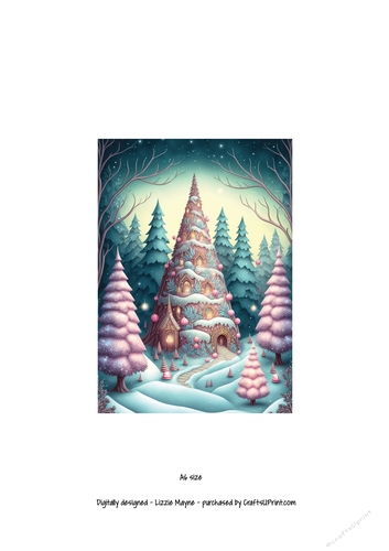 whimsical fantasy Christmas tree.