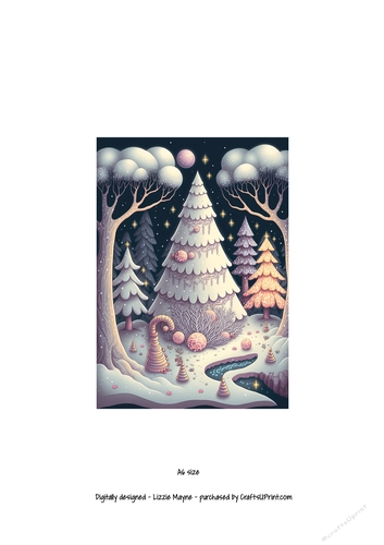 whimsical fantasy Christmas tree.