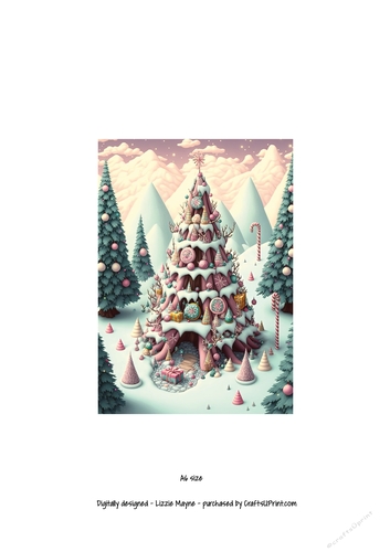 whimsical fantasy Christmas tree.