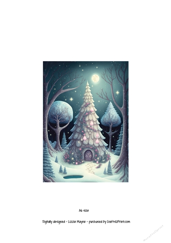 whimsical fantasy Christmas tree.
