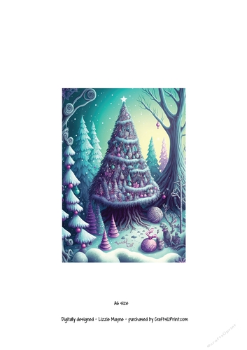 whimsical fantasy Christmas tree.