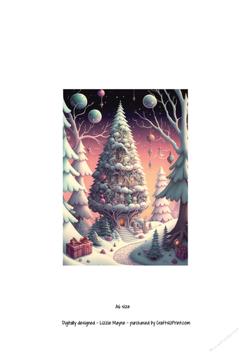 whimsical fantasy Christmas tree.