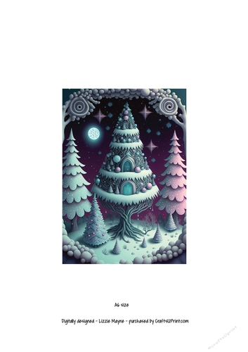 whimsical fantasy Christmas tree.