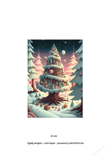 whimsical fantasy Christmas tree.