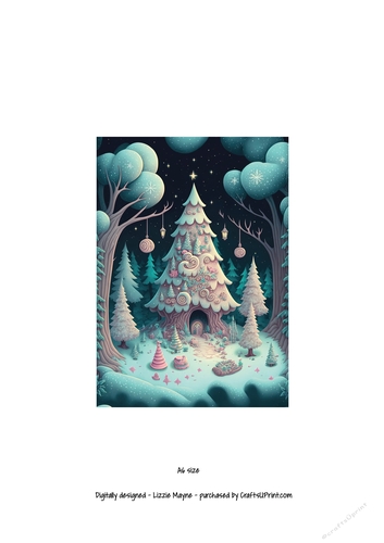 whimsical fantasy Christmas tree.
