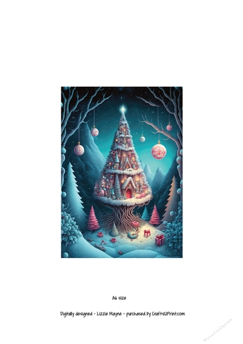 whimsical fantasy Christmas tree.