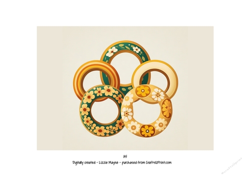 five gold rings -12 days of christmas
