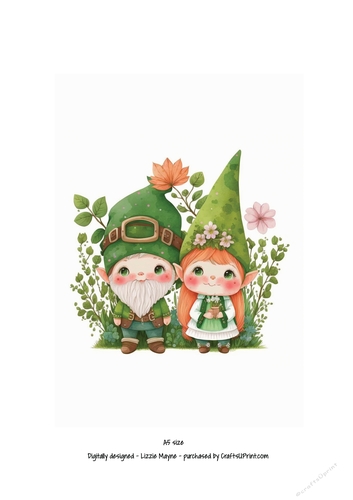 St Patricks Day Leprechaun couple