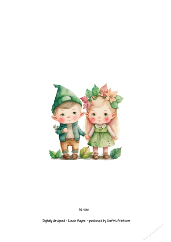 St Patricks Day gnome couple