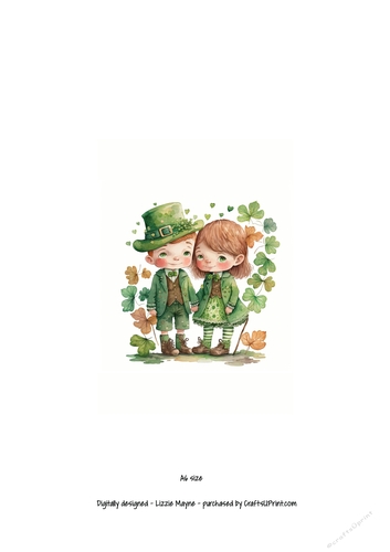 St Patricks Day leprechaun couple