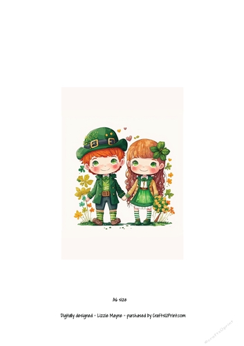 St Patricks Day leprechaun couple