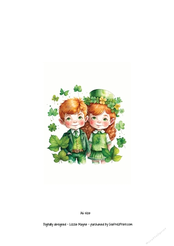 St Patricks Day leprechaun couple