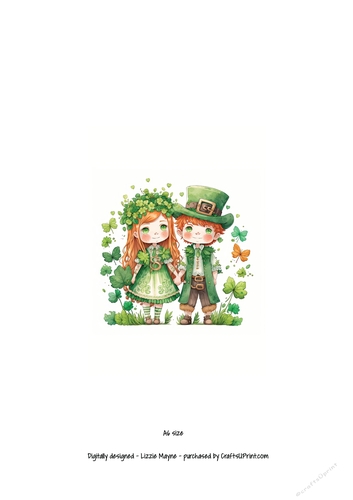 St Patricks Day leprechaun couple