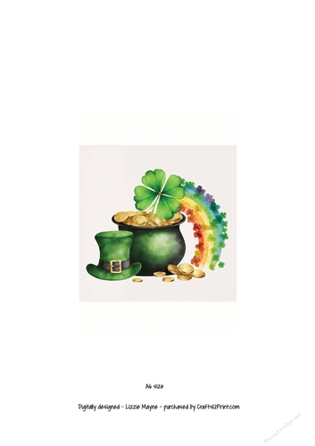 St Patricks Day luck of the Irish pot of gold