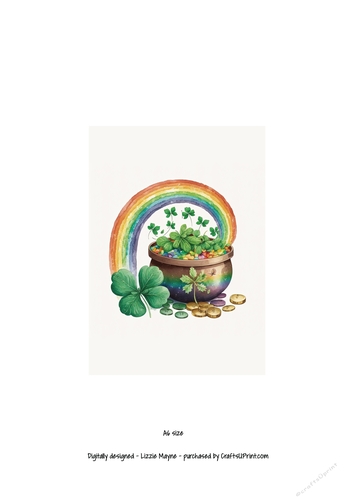 St Patricks Day luck of the Irish pot of gold