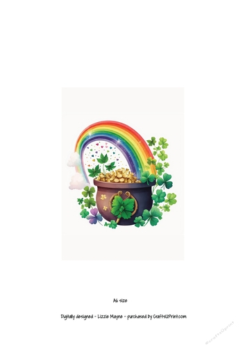 St Patricks Day luck of the Irish pot of gold
