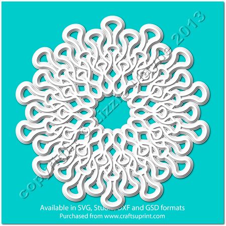 Passion Flower Mat Layer Stencil_gsd