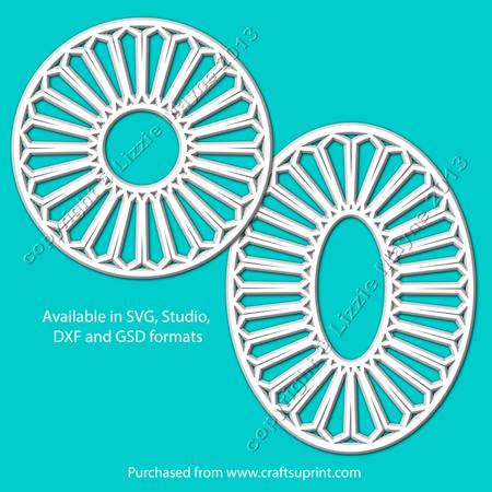 Lozenge Lattice Circle and Oval